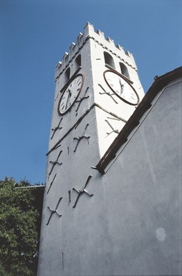 Torre campanaria della chiesa di San Giorgio.