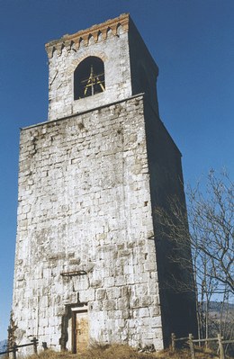 Veduta della torre di Castelnuovo.