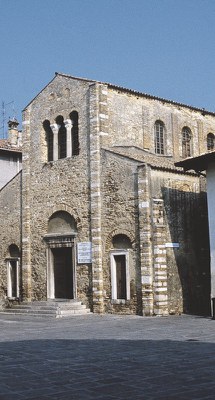 La facciata di Santa Maria delle Grazie.