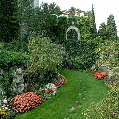 Particolare del parco del Castello di Duino