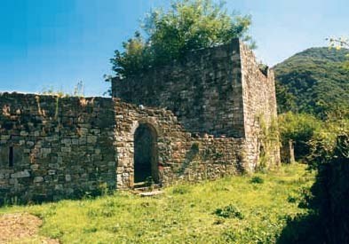 Panoramica verso la torre di Attimis inferiore