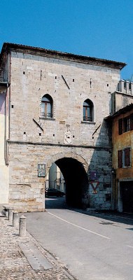 Particolare della torre dell'Arsenale