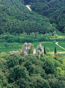 Vista di Cucagna dal sito di Zucco.