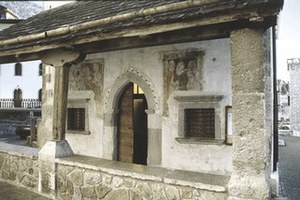 Affreschi nella chiesa di San Giacomo (sec. XV), nel paese di Forni di Sopra.