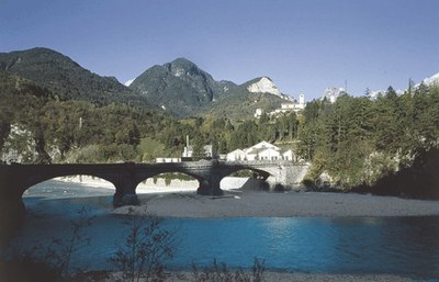 Panoramica dell'abbazia.