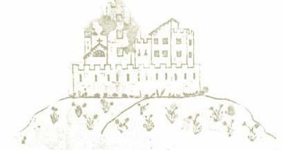 Il castello in un disegno su pergamena datato 1590.