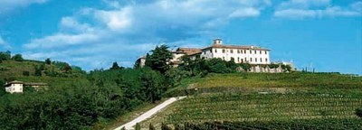 Panoramica dell'abbazia di Rosazzo.