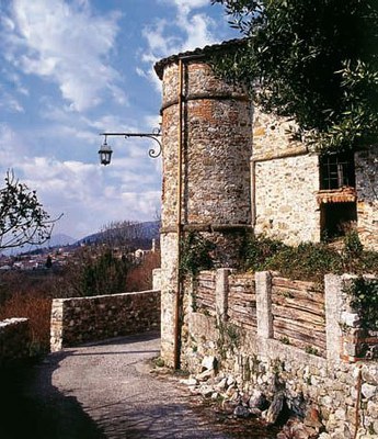 Veduta della torre angolare.