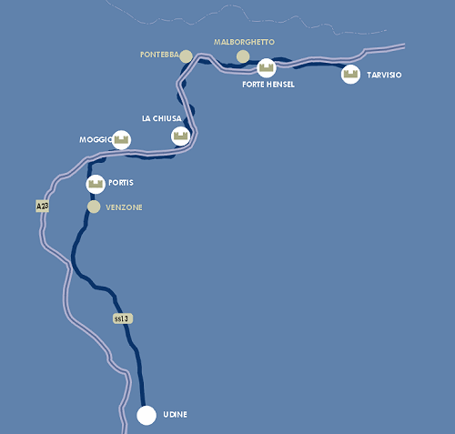 Mappa itinerario 7 - La strada del Ferro