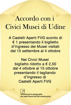 Accordo Consorzio Castelli-Civici Musei di Udine
