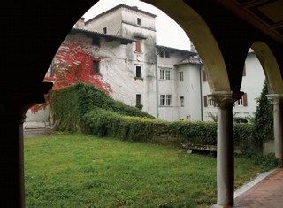 View of the 14th-century tower known as the East Gate